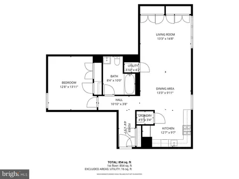 Floorplan - 675 E St NW #350, Washington, DC 20004 photo 1 of 1