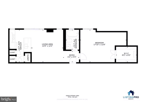Floorplan - 1701 16th St NW #321, Washington, DC 20009 photo 1 of 1