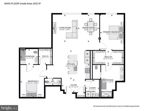 Floorplan - 1827 Wiltberger St NW #405, Washington, DC 20001 photo 1 of 1