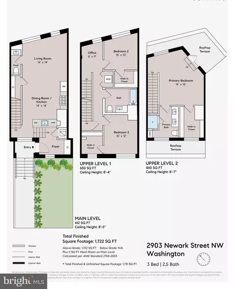 Floorplan - 2903 Newark St NW, Washington, DC 20008 photo 1 of 1
