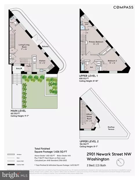 Floorplan - 2901 Newark St NW, Washington, DC 20008 photo 1 of 1