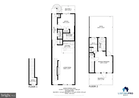 Floorplan - 1241 Oates St NE #2, Washington, DC 20002 photo 3 of 3