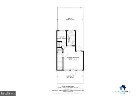 Floorplan - 1241 Oates St NE #2, Washington, DC 20002 photo 2 of 3