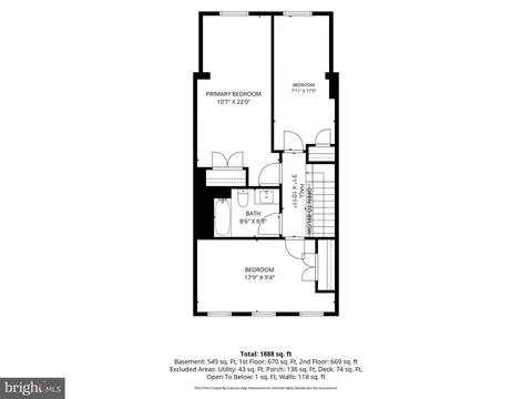 Floorplan - 2429 3rd St NE, Washington, DC 20002 photo 2 of 4