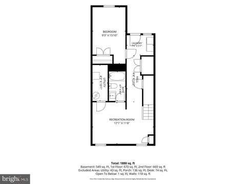 Floorplan - 2429 3rd St NE, Washington, DC 20002 photo 3 of 4