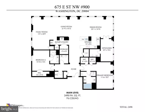 Floorplan - 675 E Street St NW #900, Washington, DC 20004 photo 1 of 1