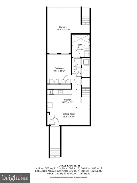 Floorplan - 1124 4th St NE, Washington, DC 20002 photo 3 of 3