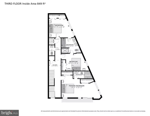 Floorplan - 2126 3rd St NE #B, Washington, DC 20002 photo 2 of 2