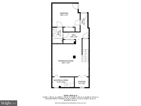 Floorplan - 21 16th St SE, Washington, DC 20003 photo 2 of 5