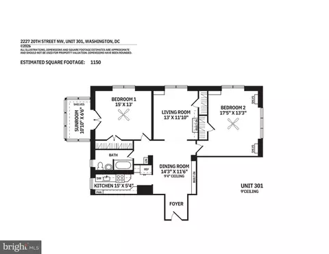 Floorplan - Undisclosed, Washington, DC 20009 photo 1 of 1