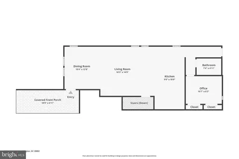 Floorplan - 2108 4th St NE #A, Washington, DC 20002 photo 2 of 3
