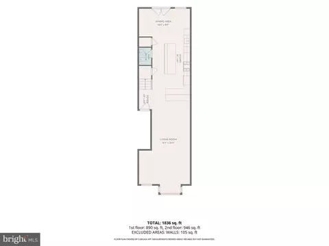 Floorplan - 507 M St NE #2, Washington, DC 20002 photo 1 of 3