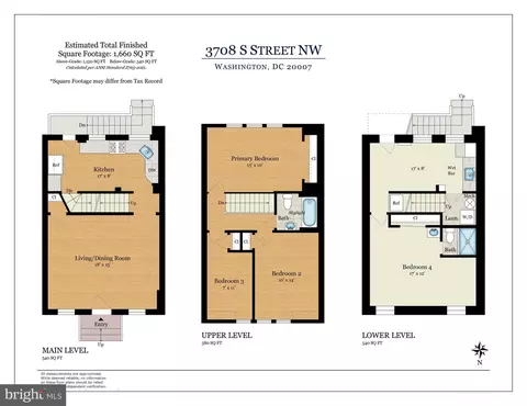 Floorplan - 3708 S Street St NW, Washington, DC 20007 photo 1 of 1