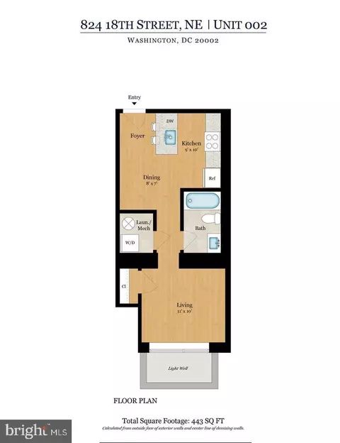 Floorplan - 824 18th St NE #2, Washington, DC 20002 photo 1 of 2