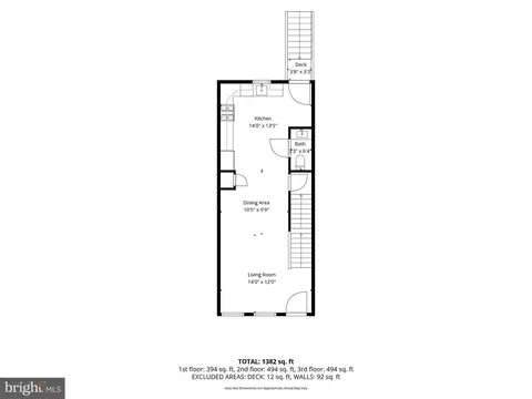 Floorplan - 1108 Owen Pl NE, Washington, DC 20002 photo 2 of 4