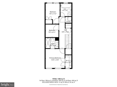 Floorplan - 1108 Owen Pl NE, Washington, DC 20002 photo 1 of 4
