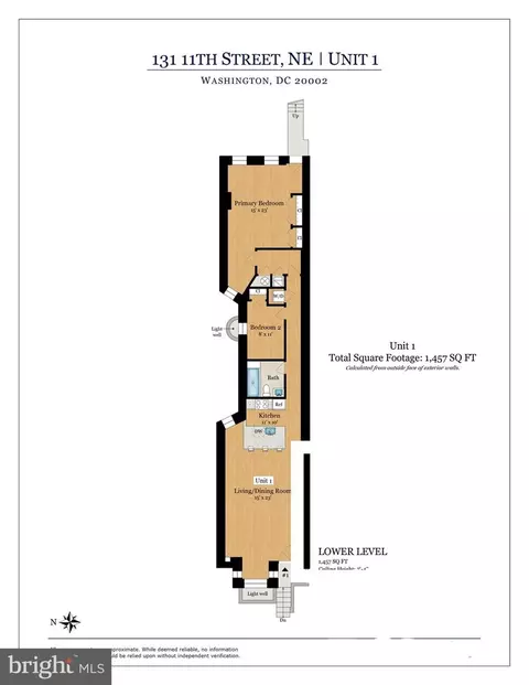 Floorplan - 131 11th St NE, Washington, DC 20002 photo 1 of 3
