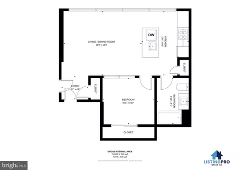 Floorplan - 1300 4th St SE #901, Washington, DC 20003 photo 1 of 1