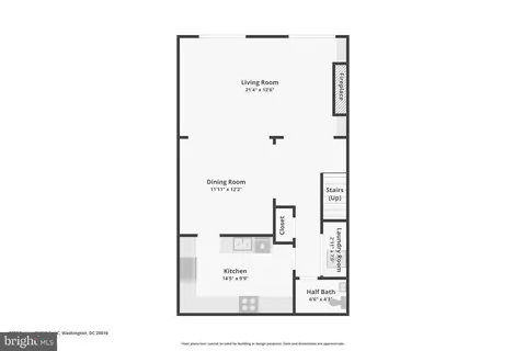 Floorplan - 3203 Sutton Pl NW #C, Washington, DC 20016 photo 2 of 3