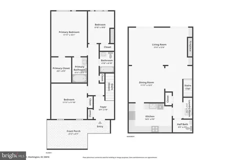 Floorplan - 3203 Sutton Pl NW #C, Washington, DC 20016 photo 3 of 3