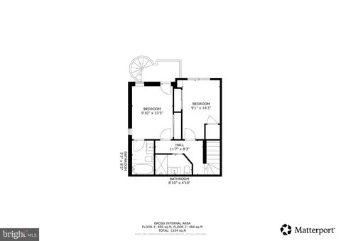 Floorplan - 1210 Queen St NE #1, Washington, DC 20002 photo 2 of 2