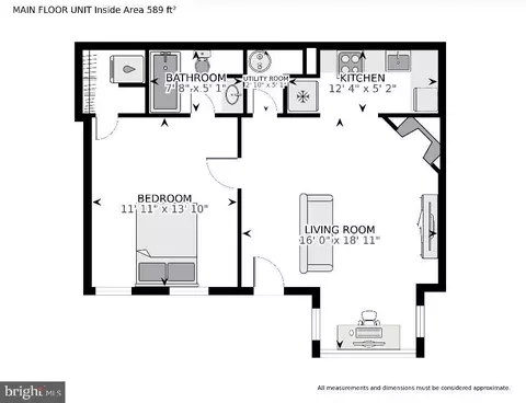 Floorplan - 509 3rd St NE, Washington, DC 20002 photo 1 of 3