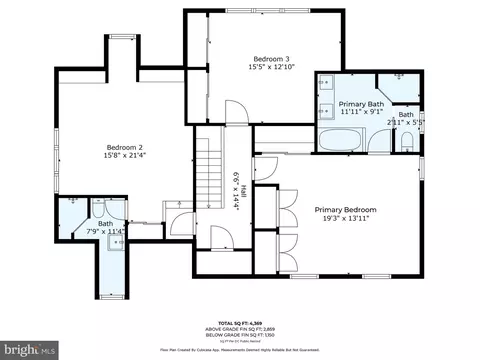 Floorplan - 4555 W Street St NW, Washington, DC 20007 photo 2 of 3
