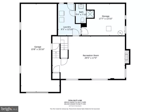 Floorplan - 4555 W Street St NW, Washington, DC 20007 photo 3 of 3