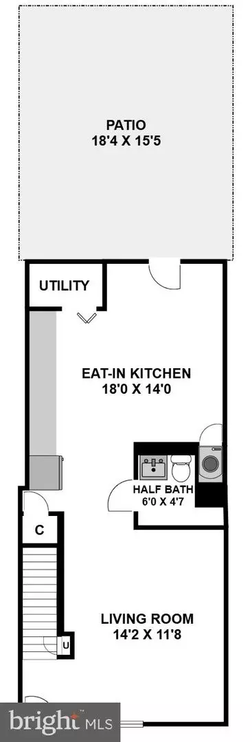 Floorplan - 415 17th St SE, Washington, DC 20003 photo 1 of 2