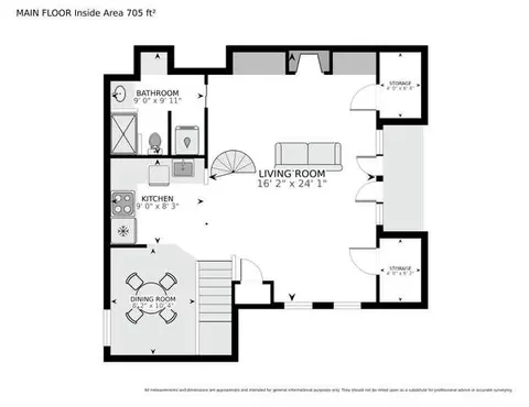 Floorplan - 1624 NW U St NW, Washington, DC 20009 photo 1 of 2