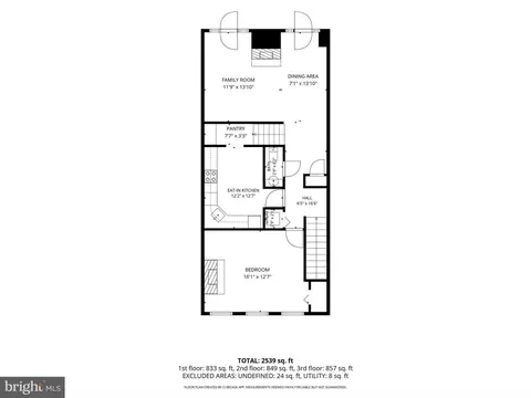 Floorplan - 1827 E Capitol St SE, Washington, DC 20003 photo 2 of 4