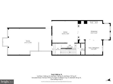 Floorplan - 1707 S Street St NW #B, Washington, DC 20009 photo 3 of 4