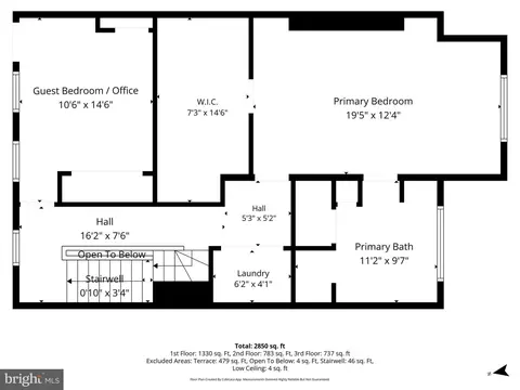Floorplan - 1707 S Street St NW #B, Washington, DC 20009 photo 2 of 4