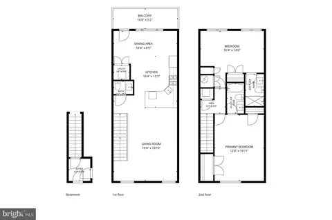 Floorplan - 115 U St NE #2, Washington, DC 20002 photo 1 of 2