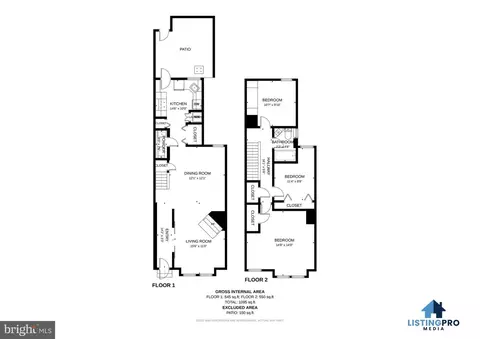 Floorplan - 1327 Emerald St NE, Washington, DC 20002 photo 3 of 3