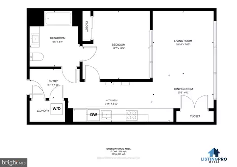 Floorplan - 1625 Eckington Pl NE #715, Washington, DC 20002 photo 1 of 1
