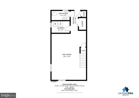 Floorplan - 1130 46th Pl SE, Washington, DC 20019 photo 4 of 4