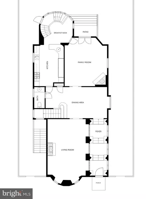 Floorplan - 2303 Bancroft Pl NW, Washington, DC 20008 photo 2 of 4