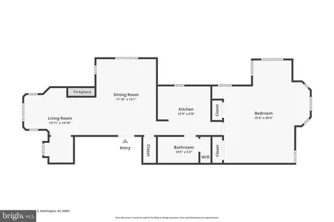 Floorplan - 1447 E Capitol St SE #2, Washington, DC 20003 photo 1 of 1