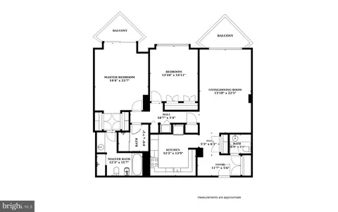 Floorplan - 1015 33rd St NW #705, Washington, DC 20007 photo 1 of 1