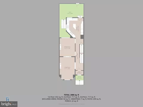 Floorplan - 304 A St SE, Washington, DC 20003 photo 2 of 4