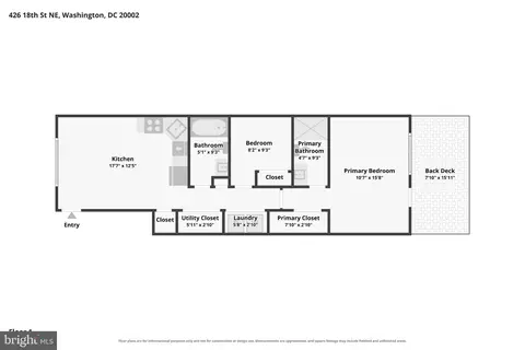 Floorplan - 426 18th NE #3, Washington, DC 20002 photo 1 of 1