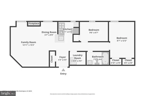 Floorplan - Undisclosed, Washington, DC 20010 photo 1 of 1