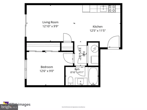 Floorplan - 1016 17th Pl NE #305, Washington, DC 20002 photo 1 of 1