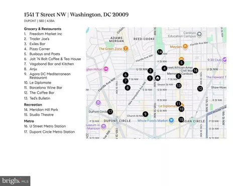 View/Area - 1541 T St NW, Washington, DC 20009 photo 1 of 1
