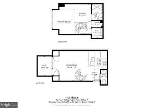 Floorplan - 2105 M St NE #1, Washington, DC 20002 photo 1 of 3