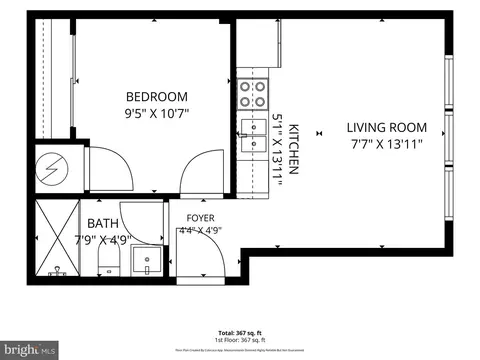 Floorplan - 2105 M St NE #9, Washington, DC 20002 photo 1 of 1