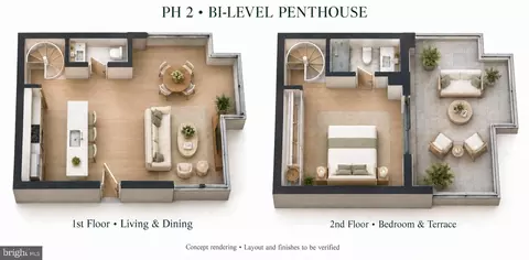 Floorplan - 2105 M St NE #PH2, Washington, DC 20002 photo 4 of 4