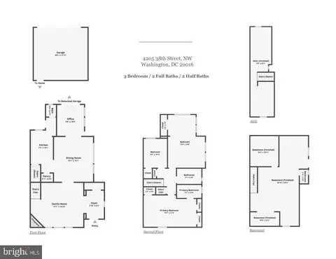 Floorplan - 4205 38th St NW, Washington, DC 20016 photo 1 of 1