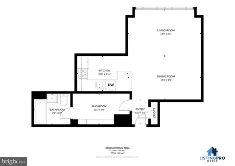 Floorplan - Undisclosed, Washington, DC 20036 photo 1 of 1